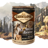 Pâtée pour chien adulte viande sauvage cerf et renne 400g - CARNILOVE 