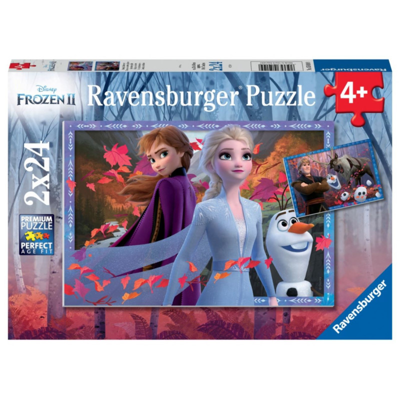 Puzzles La Reine des Neiges 2x24 pièces - RAVENSBURGER - Dès 4 ans
