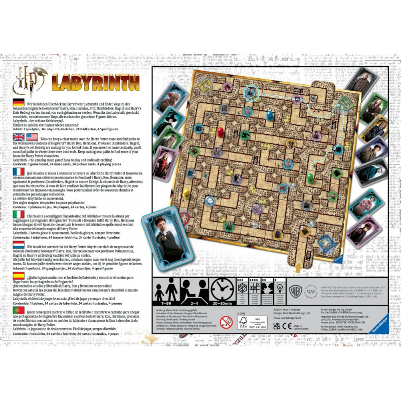 Labyrinthe Harry Potter - RAVENSBURGER - Dès 7 ans