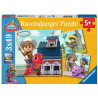 Puzzles Jon, Min Et Miguel Dino Ranch 49 Pièces x3 - RAVENSBURGER - Dès 4 ans