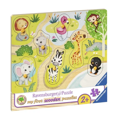 Mes premiers puzzles en bois Au Zoo - RAVENSBURGER - Dès 2 ans