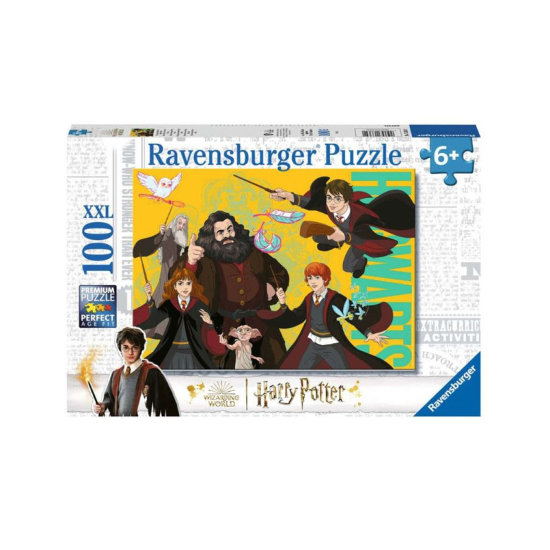 Puzzle 100p Harry Potter et les autres sorciers - RAVENSBURGER - Dès 6 ans