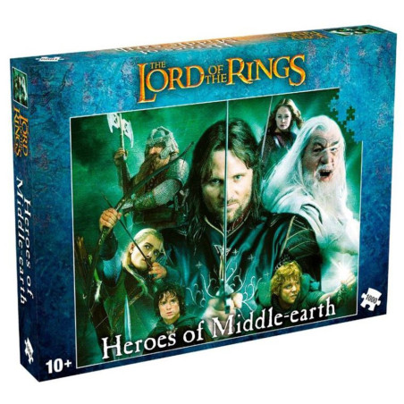 Puzzle 1000p le Seigneur des Anneaux - WINNING MOVES -  Dès 10ans