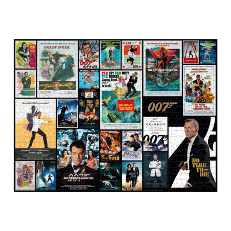 Puzzle James Bond Affiches De Films 1000 Pièces - Dès 10ans