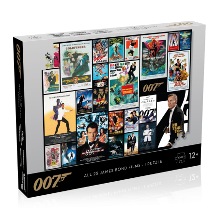 Puzzle James Bond Affiches De Films 1000 Pièces - Dès 10ans