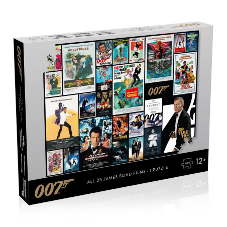 Puzzle James Bond Affiches De Films 1000 Pièces - Dès 10ans