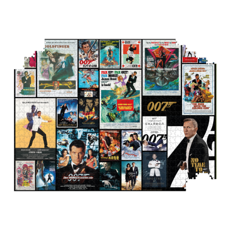 Puzzle James Bond Affiches De Films 1000 Pièces - Dès 10ans