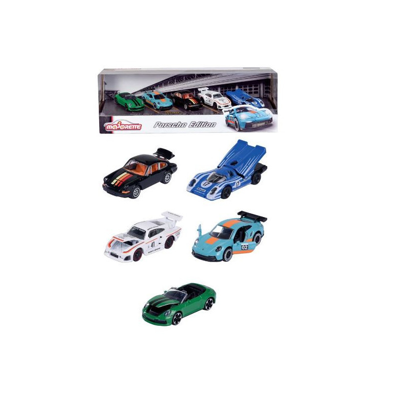 Pack de 5 voiture Porsche - MAJORETTE - Dès 3 ans