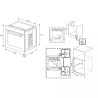 Four encastrable multifonction 72L Noir/Argent - BEKO - BBIE12300XC