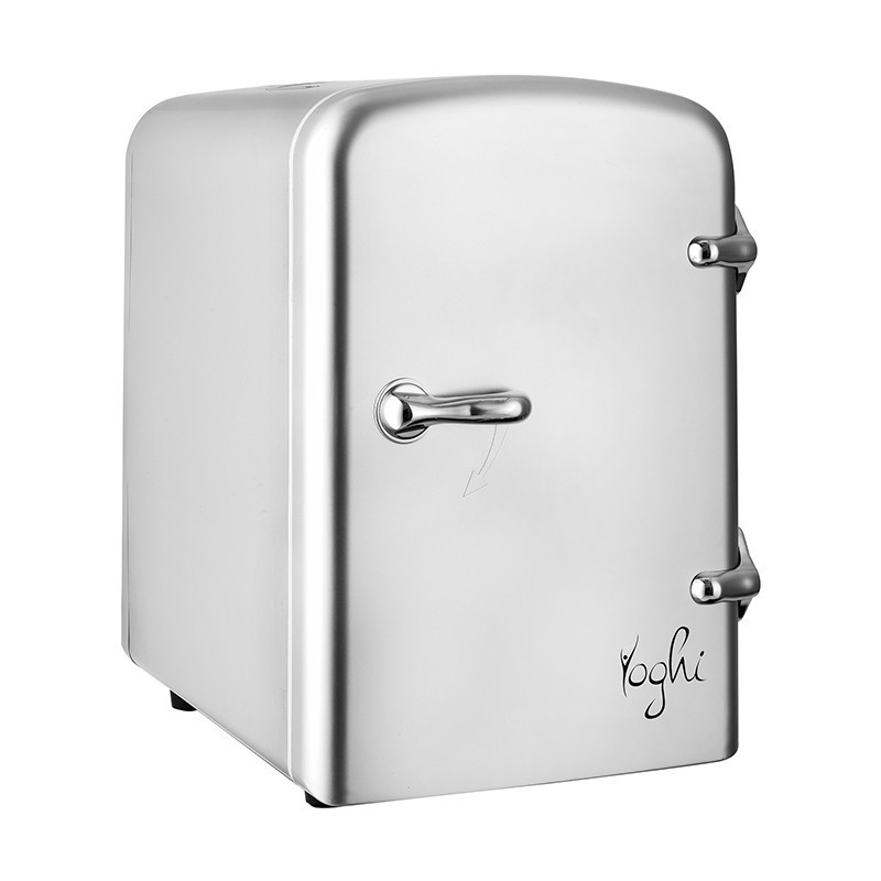 Mini réfrigérateur 4L - Argenté - YOGHI - NANOFRIDGESILVER
