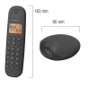 Téléphone fixe Trio Iloa 350 noir - LOGICOM - :100191135