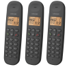 Téléphone fixe Trio Iloa 350 noir - LOGICOM - :100191135