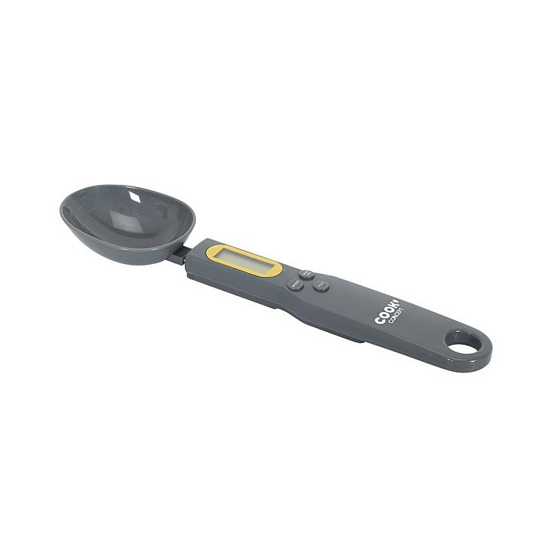 Cuillère de Mesure Numérique 23cm Gris avec Écran LED et Fonction Hold