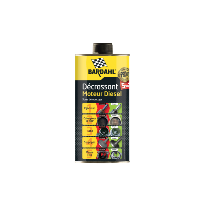 Décrassant moteur 5en1 diesel 500mL - BARDAHL - 9357