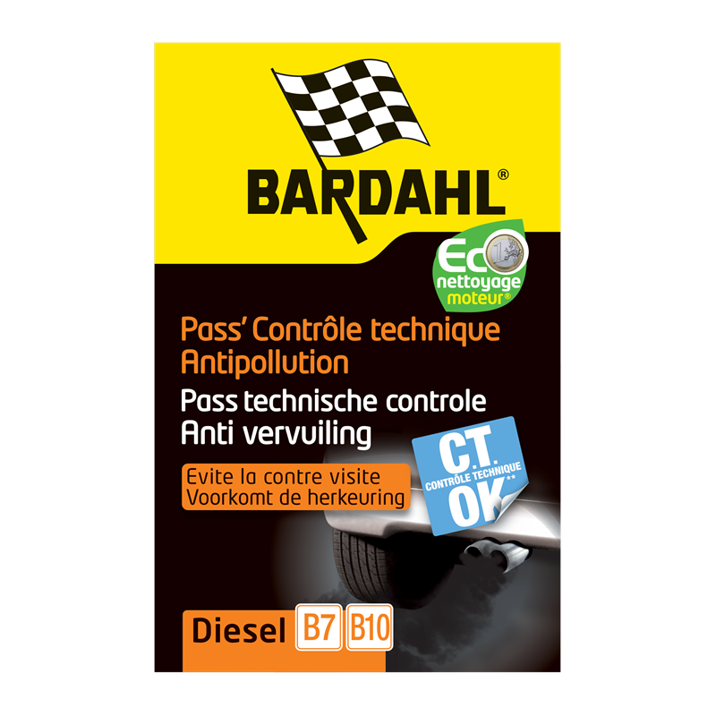 Pass contrôle technique diesel - BARDAHL - 9391