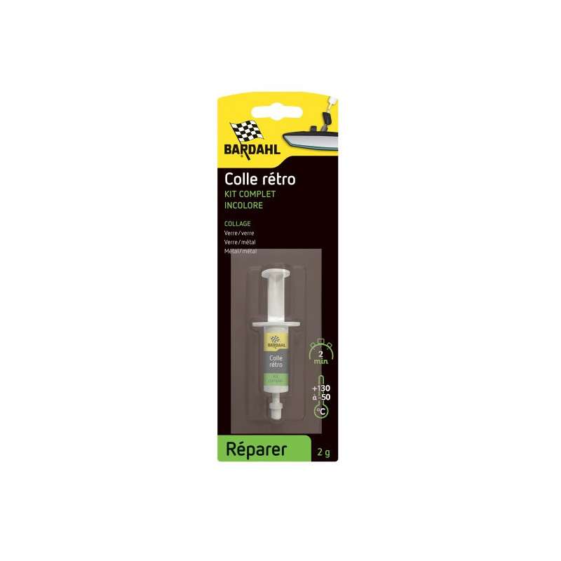 Colle spéciale rétroviseur incolore 2g - BARDAHL - 49931