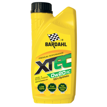 Huile haute technologie Xtec 0W20 RC 1L - BARDAHL - 33011