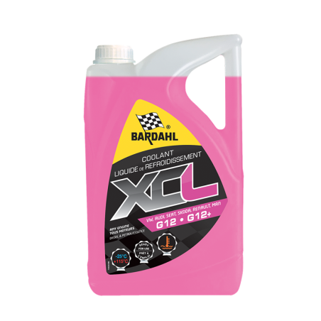 Liquide de refroidissement XCL G12/G12+ -25°C 5L Rose - BARDAHL - 8313