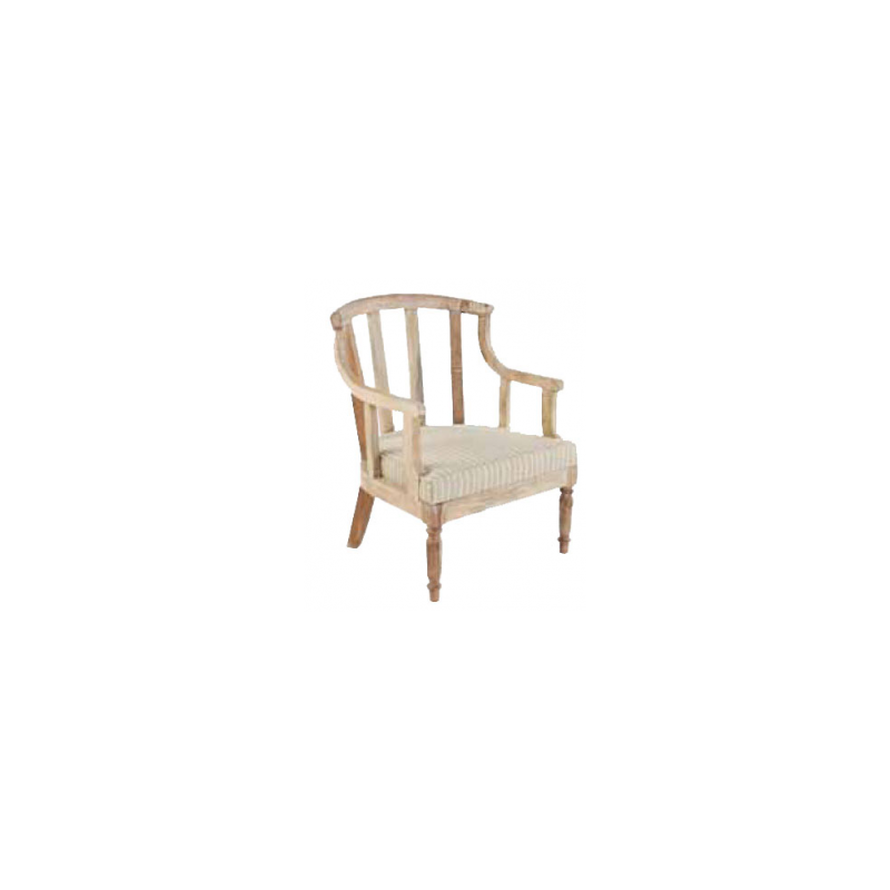 FAUTEUIL BAS RAYURES