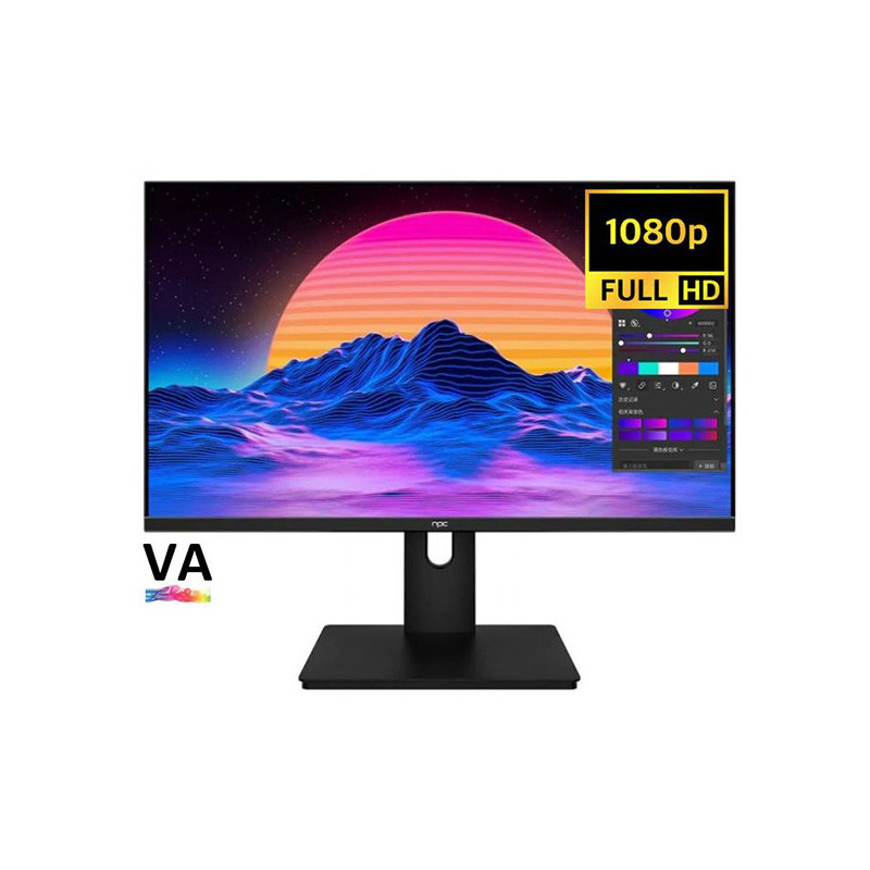 Moniteur PC 23.8" IPS HDMI/DP Noir - AIWA - MT_NPC_MF240E