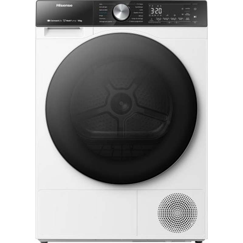 Sèche-linge pose libre 1400tr/mn 10Kg Blanc - HISENSE - DH5S102BW