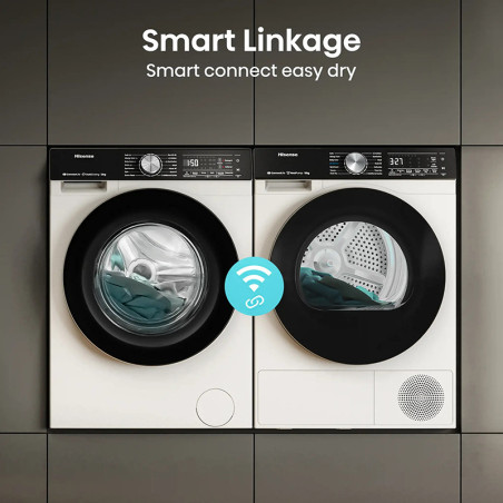 Lave-linge hublot 12kg 1400tr/min- HISENSE - WF5S1245BW