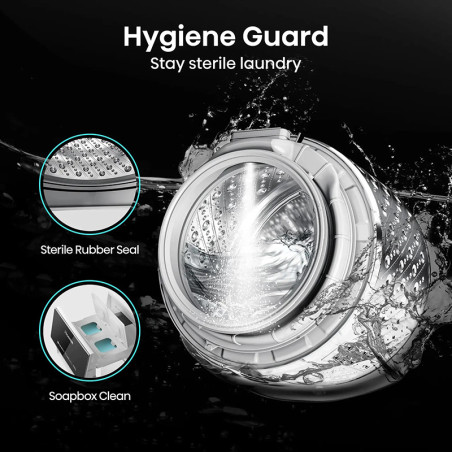 Lave-linge hublot 12kg 1400tr/min- HISENSE - WF5S1245BW