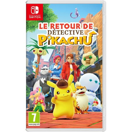Jeu Switch Le retour de détective Pikachu - NINTENDO - 72480023983