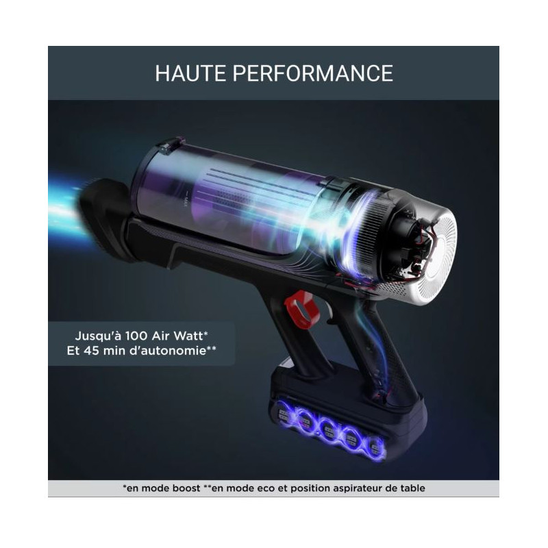 Aspirateur balai Rowenta X-Force Flex 9.60 Kit Allergie RH2039WO
