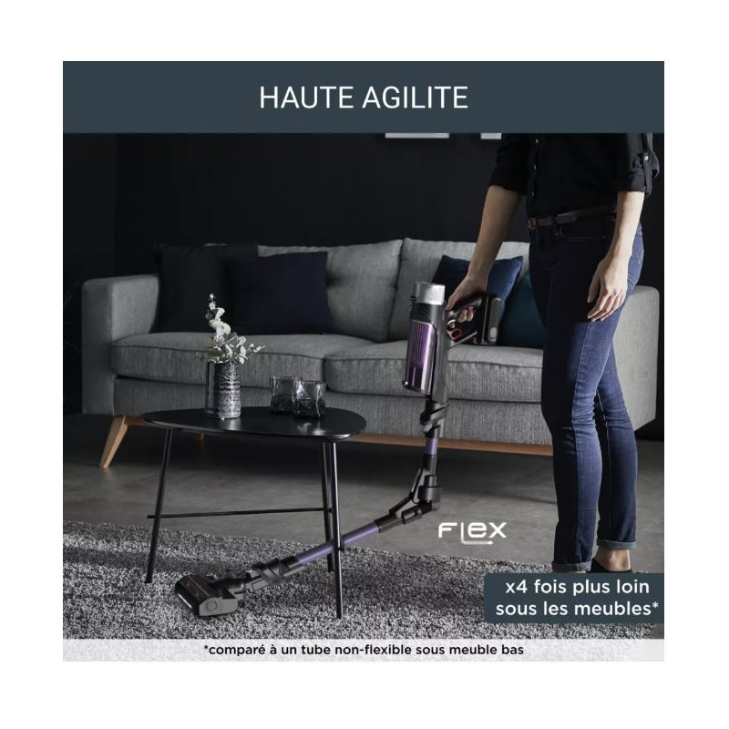 Aspirateur balai Rowenta X-Force Flex 9.60 Kit Allergie RH2039WO