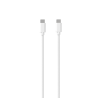Câble USB-C vers type-C 3A 1.5m Blanc - JAYM - JMPOPCABLE048