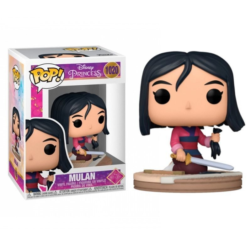 Figurine pop! Disney Ultimate Princess Mulan 9cm - FUNKO - 71740016295