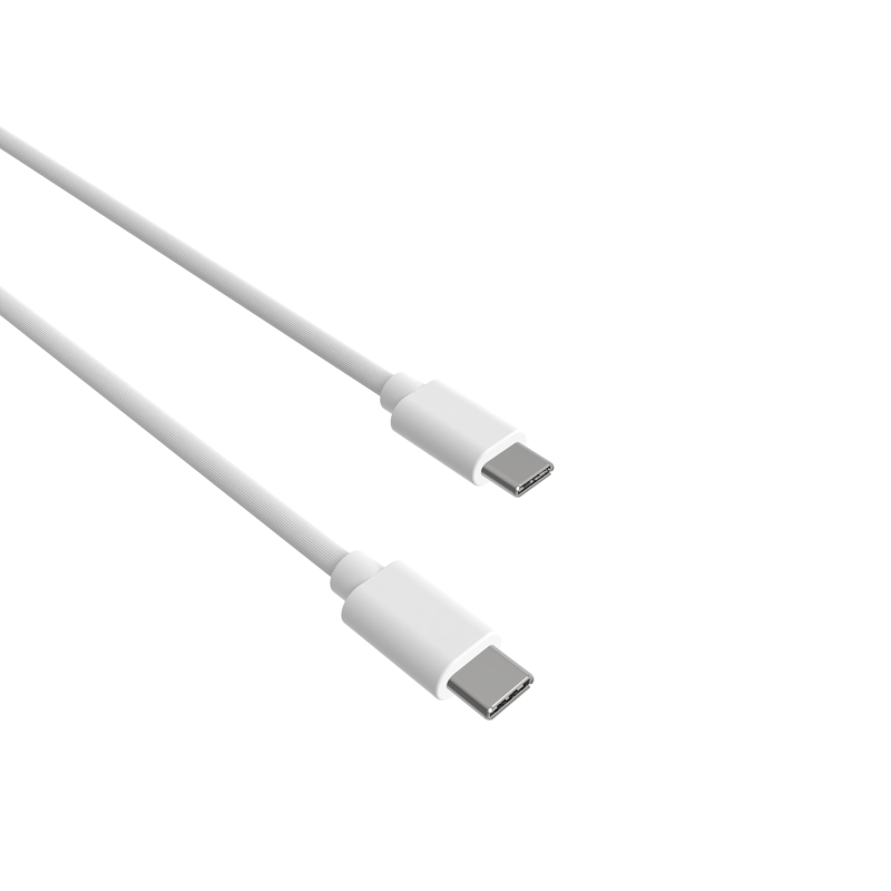 Câble USB-C vers type-C 3A 1.5m Blanc - JAYM - JMPOPCABLE048