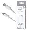 Câble USB-C vers type-C 3A 1.5m Blanc - JAYM - JMPOPCABLE048