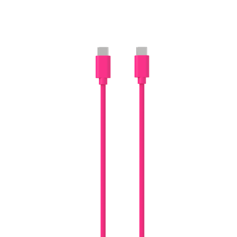 Câble USB-C vers type-C 3A 1.5m Rose - JAYM - JMPOPCABLE043