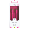 Câble USB-C vers type-C 3A 1.5m Rose - JAYM - JMPOPCABLE043