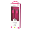 Câble USB-C vers type-C 3A 1.5m Rose - JAYM - JMPOPCABLE043