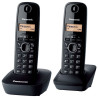 Téléphone Duo Sans Fil Noir PANASONIC - KX-TG1612FRH