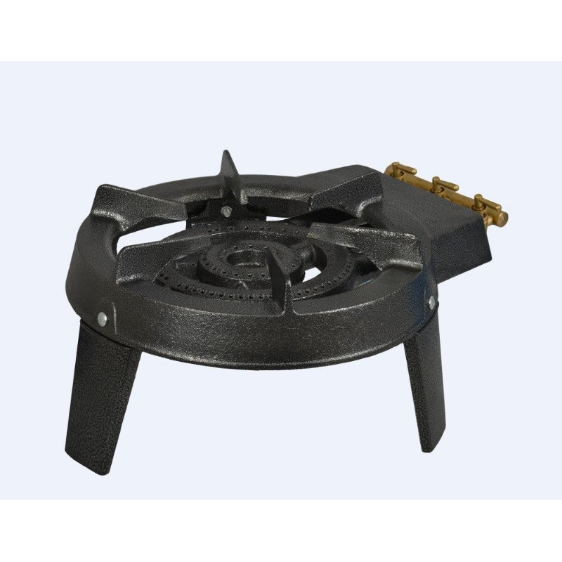 Bruleur Gaz Fonte 3 Pieds KITCHENCHEF - HT-C-0003