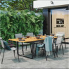 Fauteuil de jardin Calypso Gris foncé - NATERIAL - :100157961