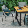 Fauteuil de jardin Calypso Gris foncé - NATERIAL - :100157961