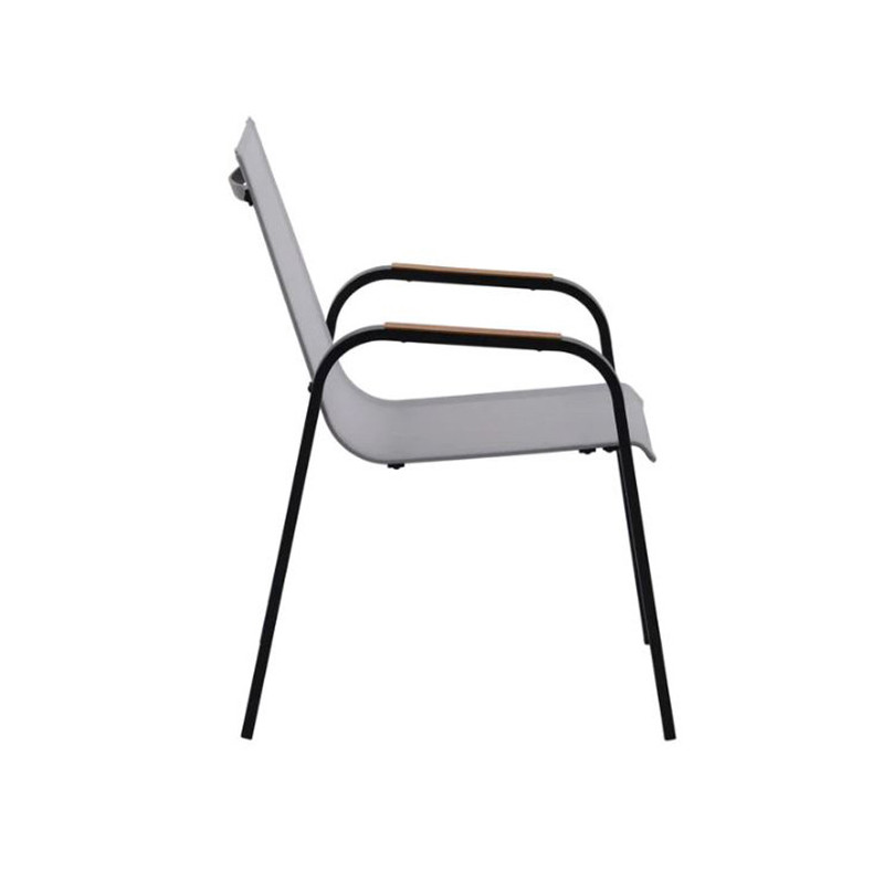Fauteuil de jardin Calypso Gris foncé - NATERIAL - :100157961