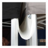 Gouttière de tente PVC blanc 400 cm GUTTER 4 x 4 m