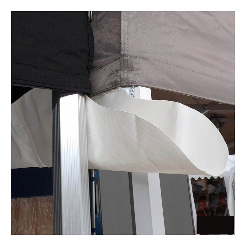 Gouttière de tente PVC blanc 400 cm GUTTER 4 x 4 m