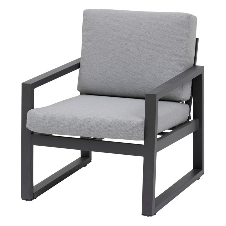 Salon de jardin - UNIONE HESPERIDE - Gris  - 4 personnes
