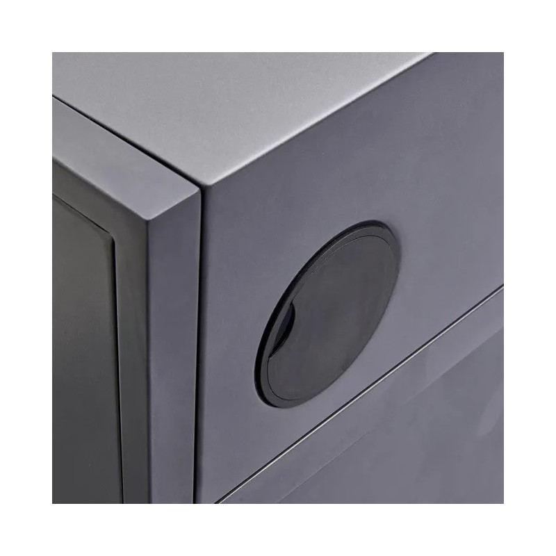 Module barbecue Europa gris argenté 109 x 60 cm