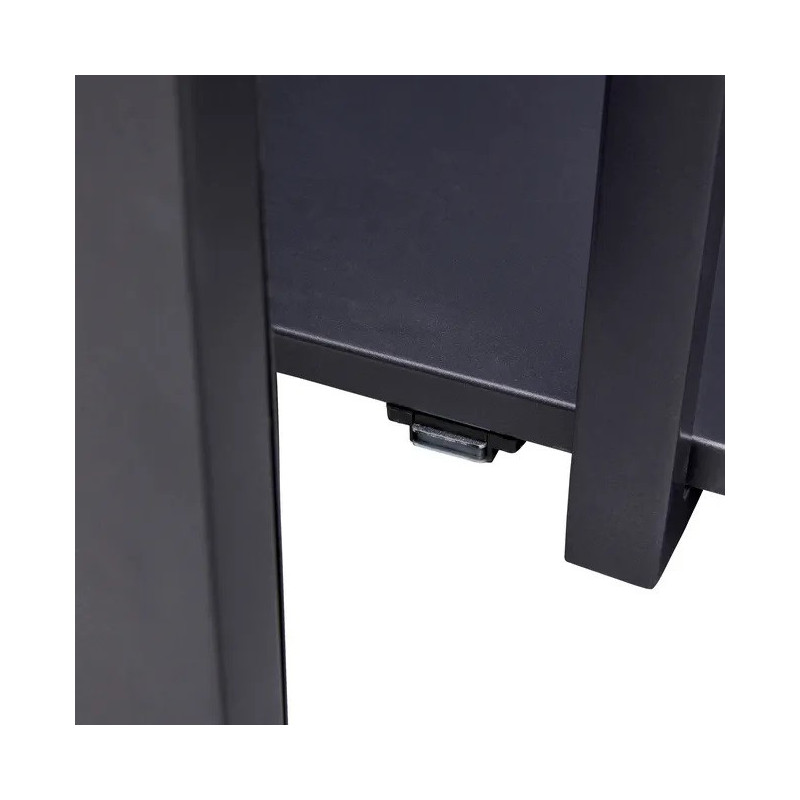 Module barbecue Europa gris argenté 109 x 60 cm