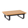Salon de jardin - CALYPSO NATERIAL - Gris - 5 personnes