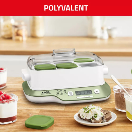 Yaourtière Multi délices Express & végétale 6 pots - SEB - YG660310