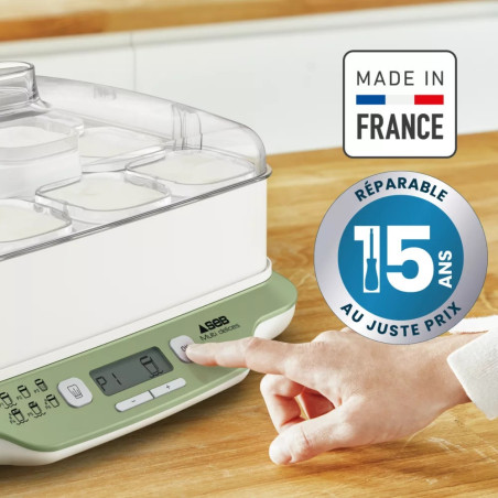 Yaourtière Multi délices Express & végétale 6 pots - SEB - YG660310